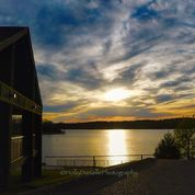 Lakepoint side view with sky