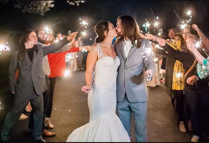 sparkler send off pic 2