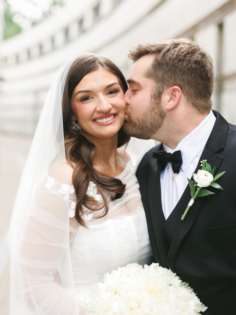 Monochrome Magic: Hannah & Sam Sealise’s Wedding Day